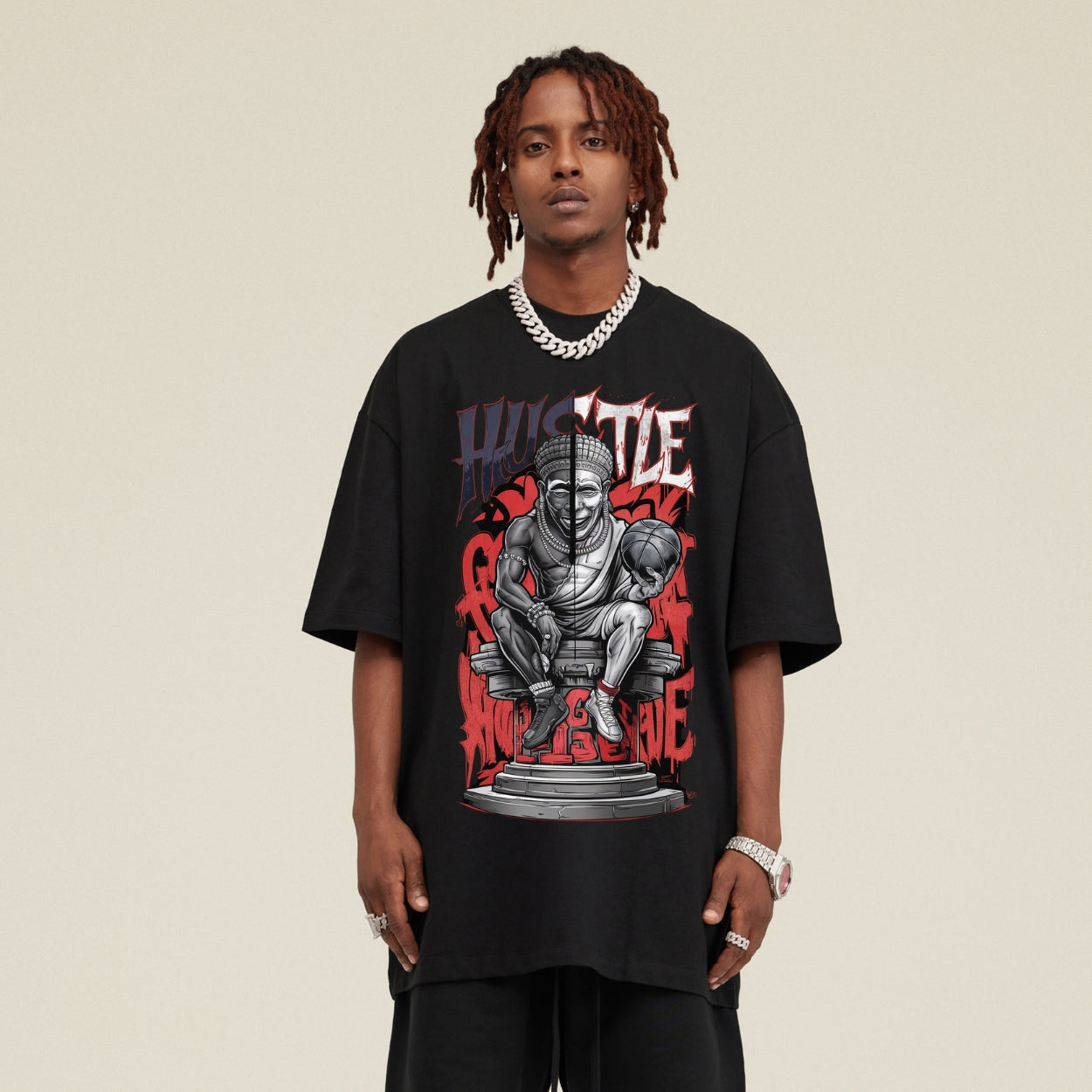 Hustle and Grind Oversized T-Shirt