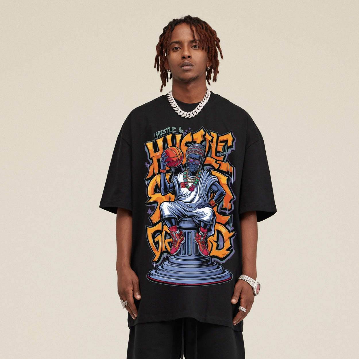 Hustle Deity Oversized T-Shirt