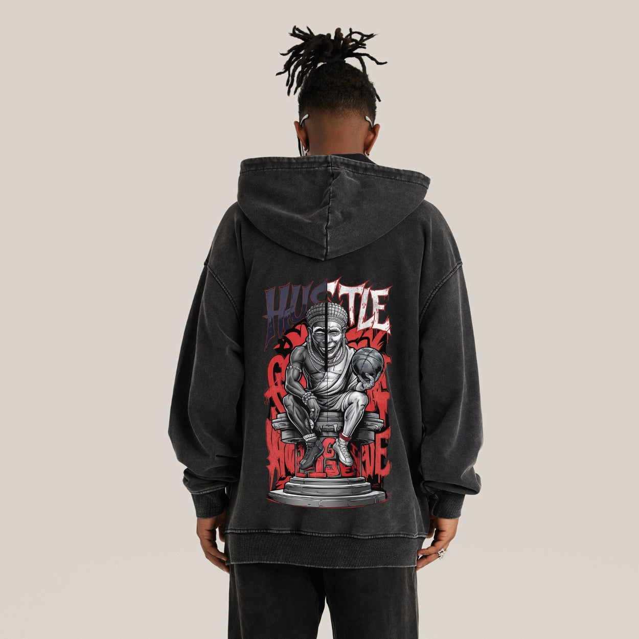 Hustle and Grind Oversized Hoodie