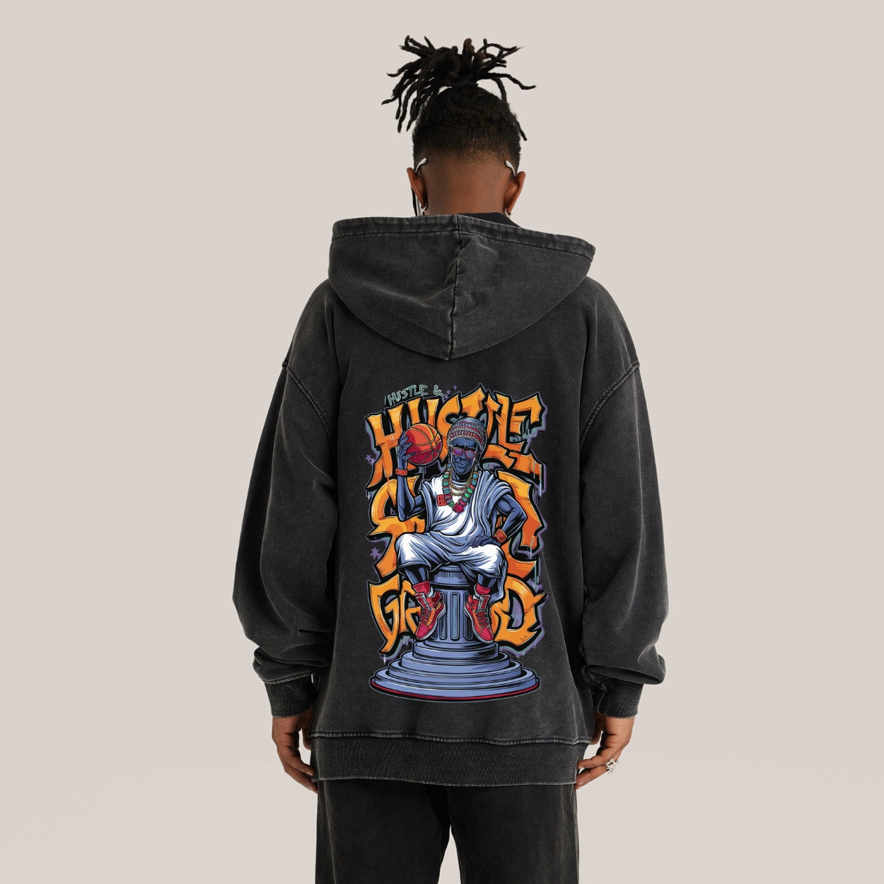 Hustle Deity Oversized Hoodie