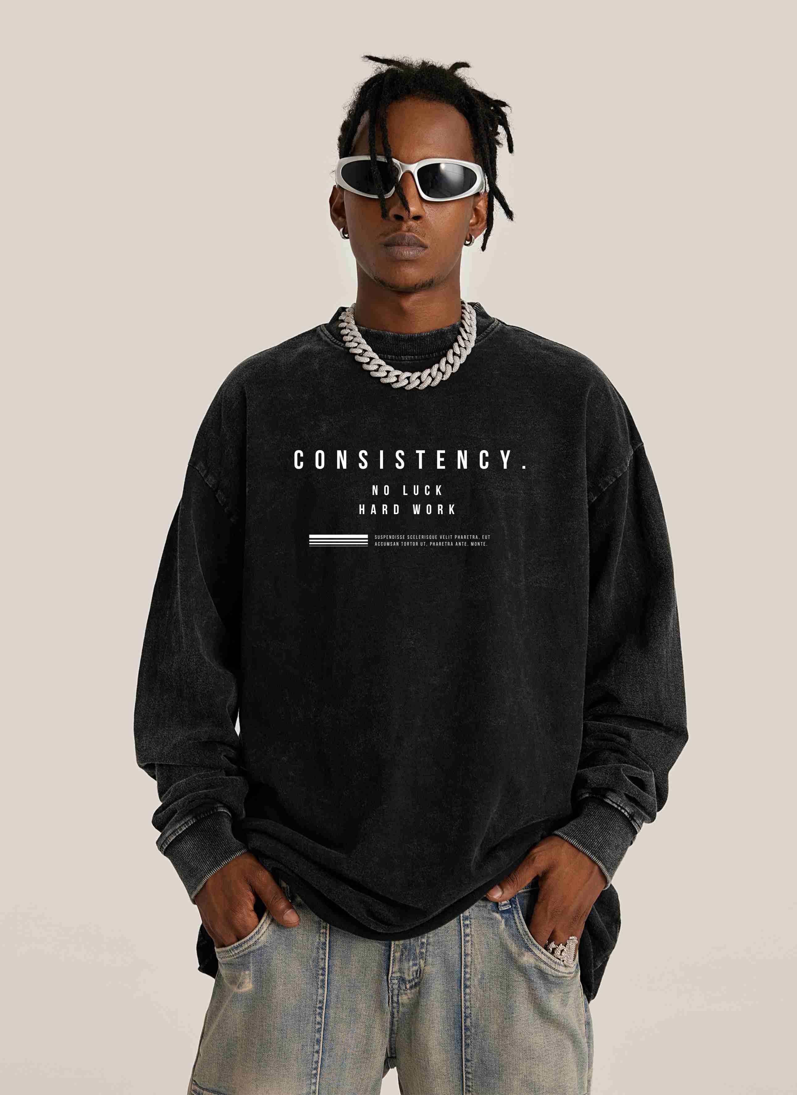 Consistency Vintage Long-Sleeve T-Shirt