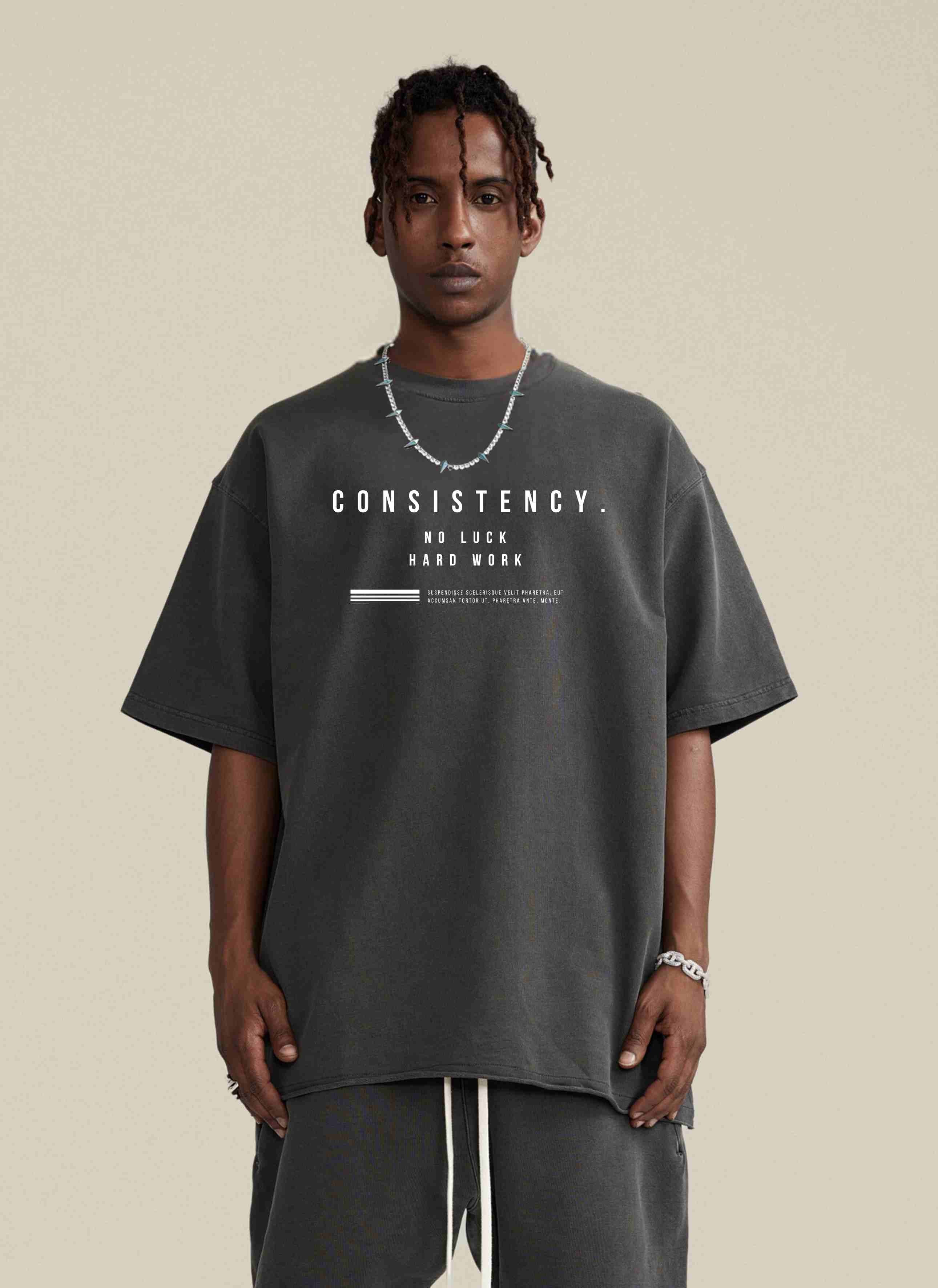 consistency Vintage Oversized T-Shirt