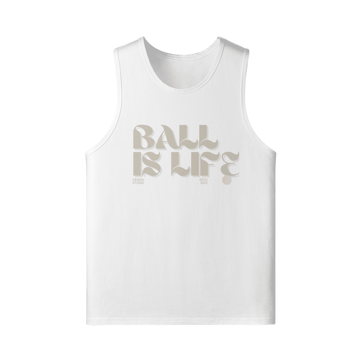 BALL IS LIFE Oversized Sleeveless Tee - Court Classics