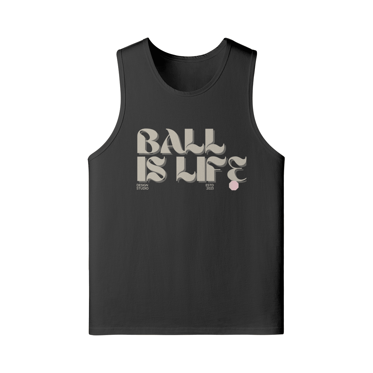 BALL IS LIFE Oversized Sleeveless Tee - Court Classics