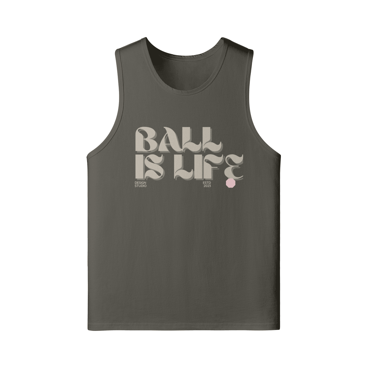 BALL IS LIFE Oversized Sleeveless Tee - Court Classics