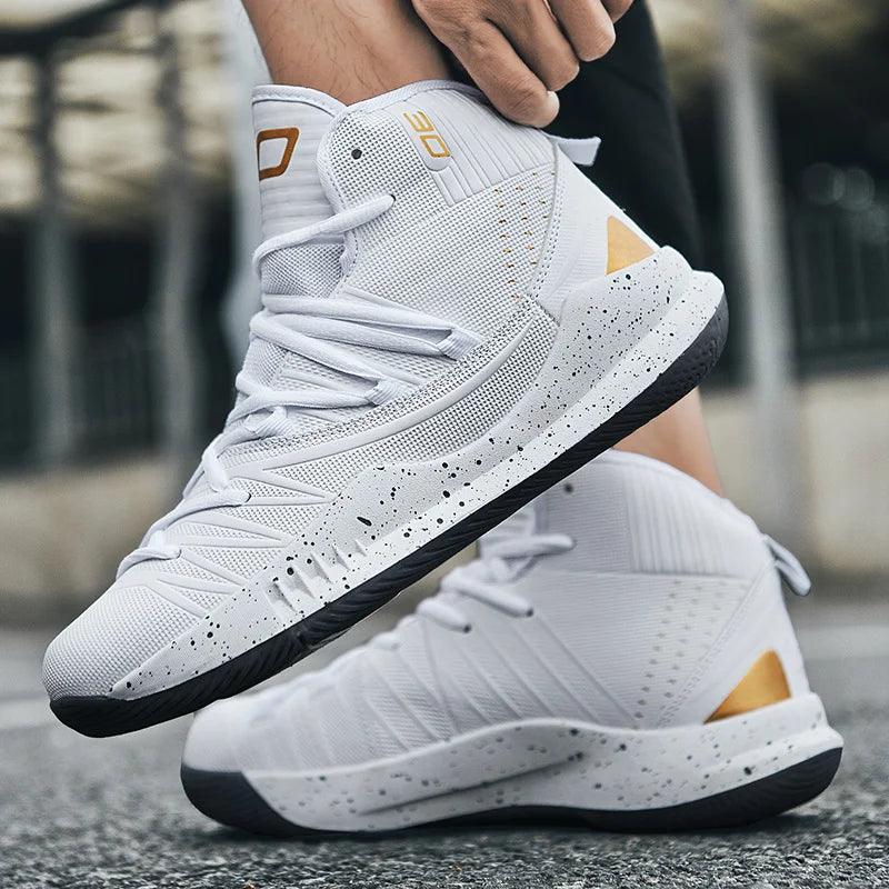 Basketball Shoes High Top Anti-slip Outdoor Sports Shoes - Court Classics