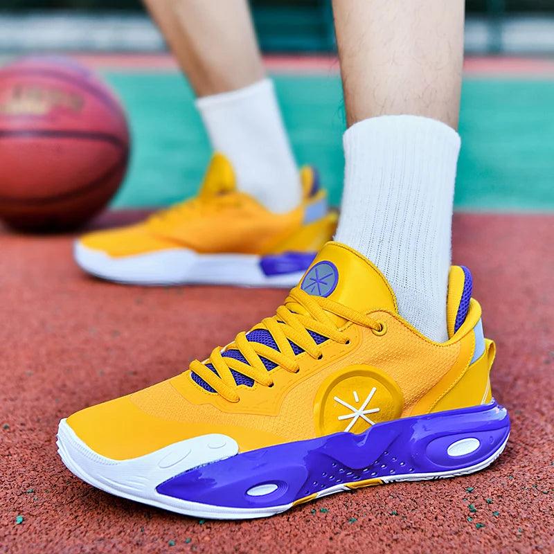 Basketball Shoes Mesh Wear Resistant Non-slip Lace-up - Court Classics