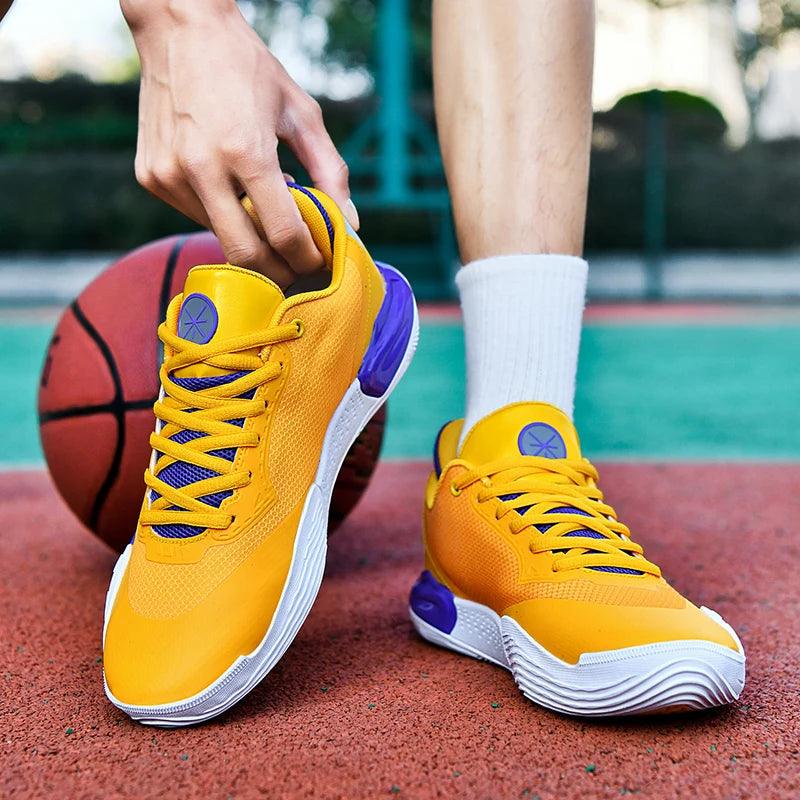 Basketball Shoes Mesh Wear Resistant Non-slip Lace-up - Court Classics