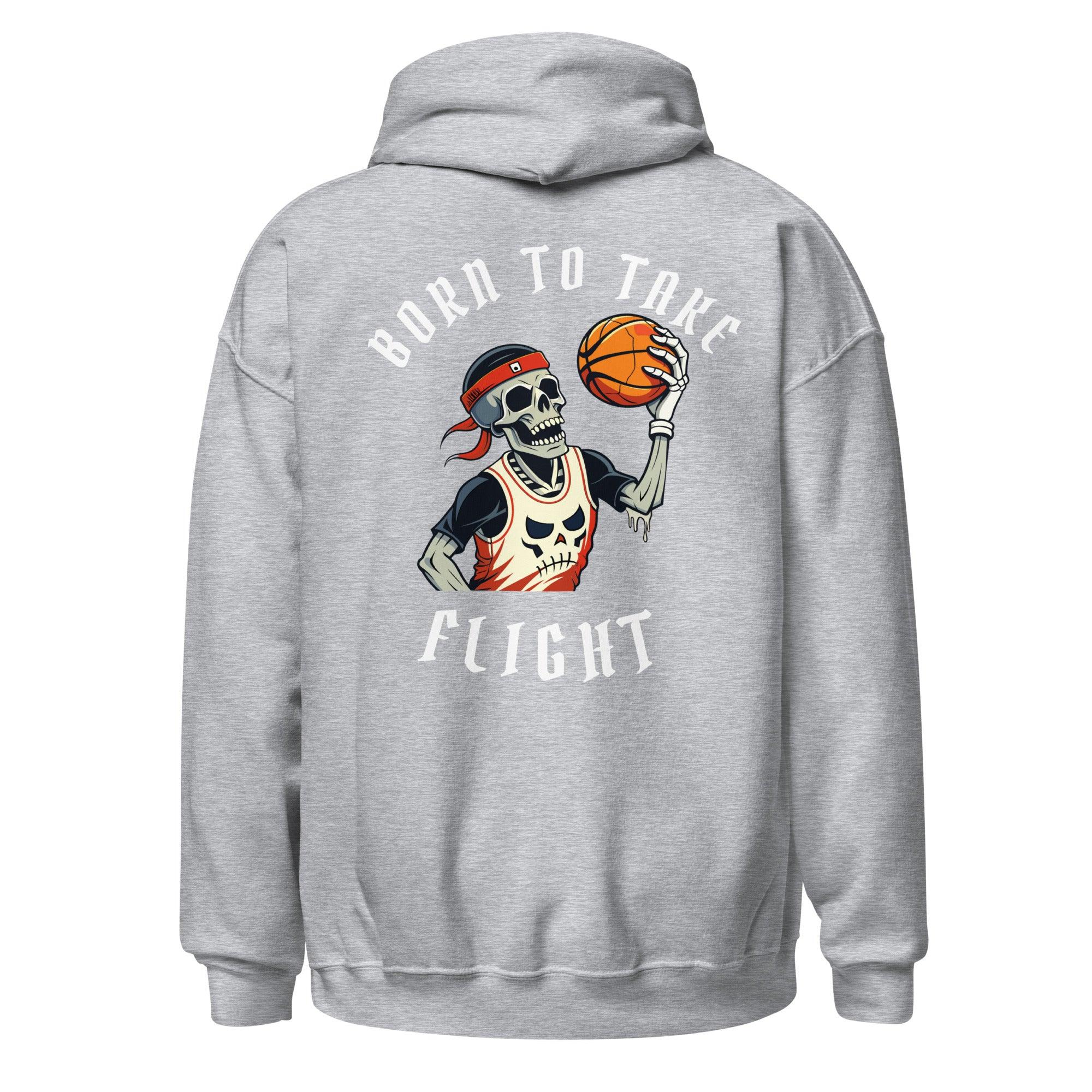 Born To Take Flight Premium Sports Hoodie Embroidered Logo - Court Classics