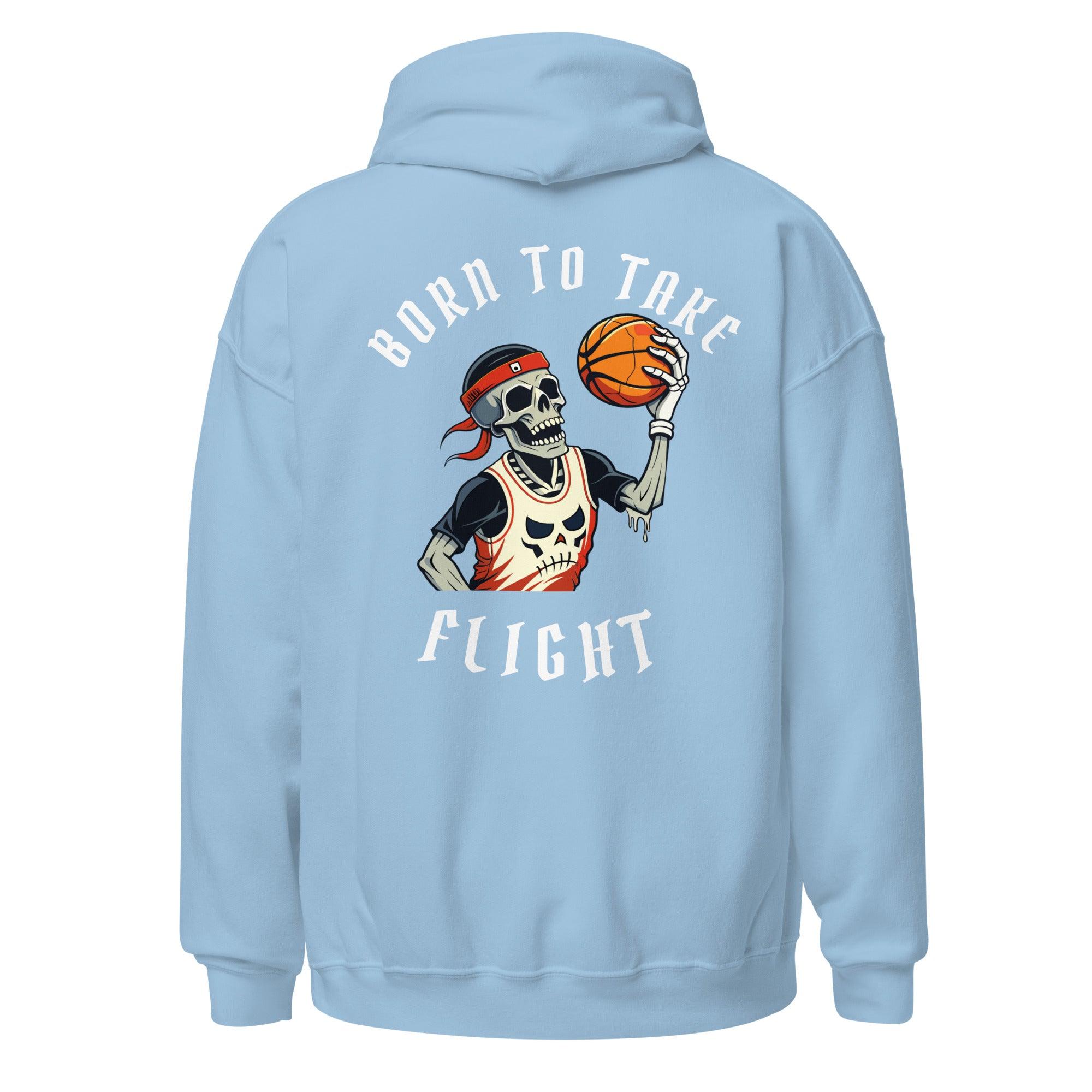 Born To Take Flight Premium Sports Hoodie Embroidered Logo - Court Classics