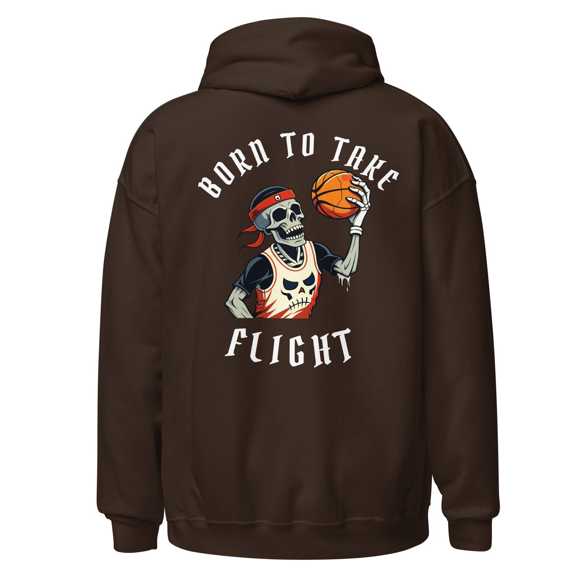 Born To Take Flight Premium Sports Hoodie Embroidered Logo - Court Classics