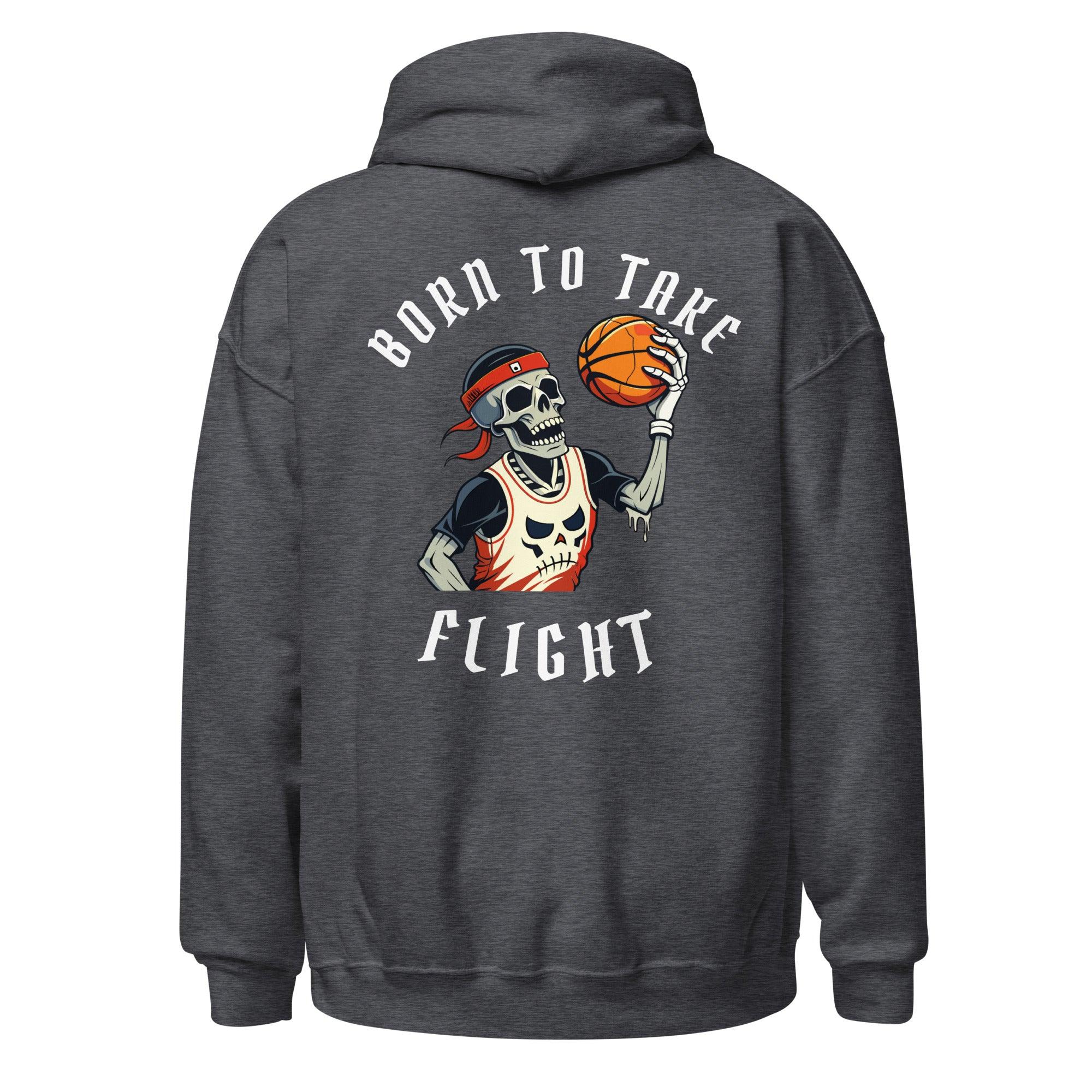 Born To Take Flight Premium Sports Hoodie Embroidered Logo - Court Classics