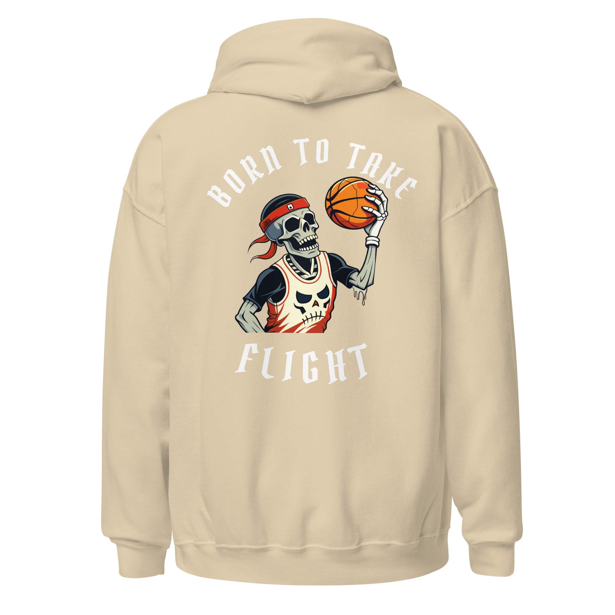 Born To Take Flight Premium Sports Hoodie Embroidered Logo - Court Classics