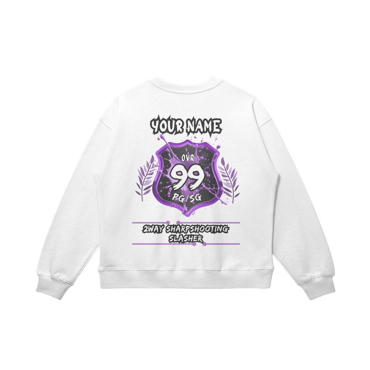 Custom Player OVR Badge Sweatshirt - Court Classics