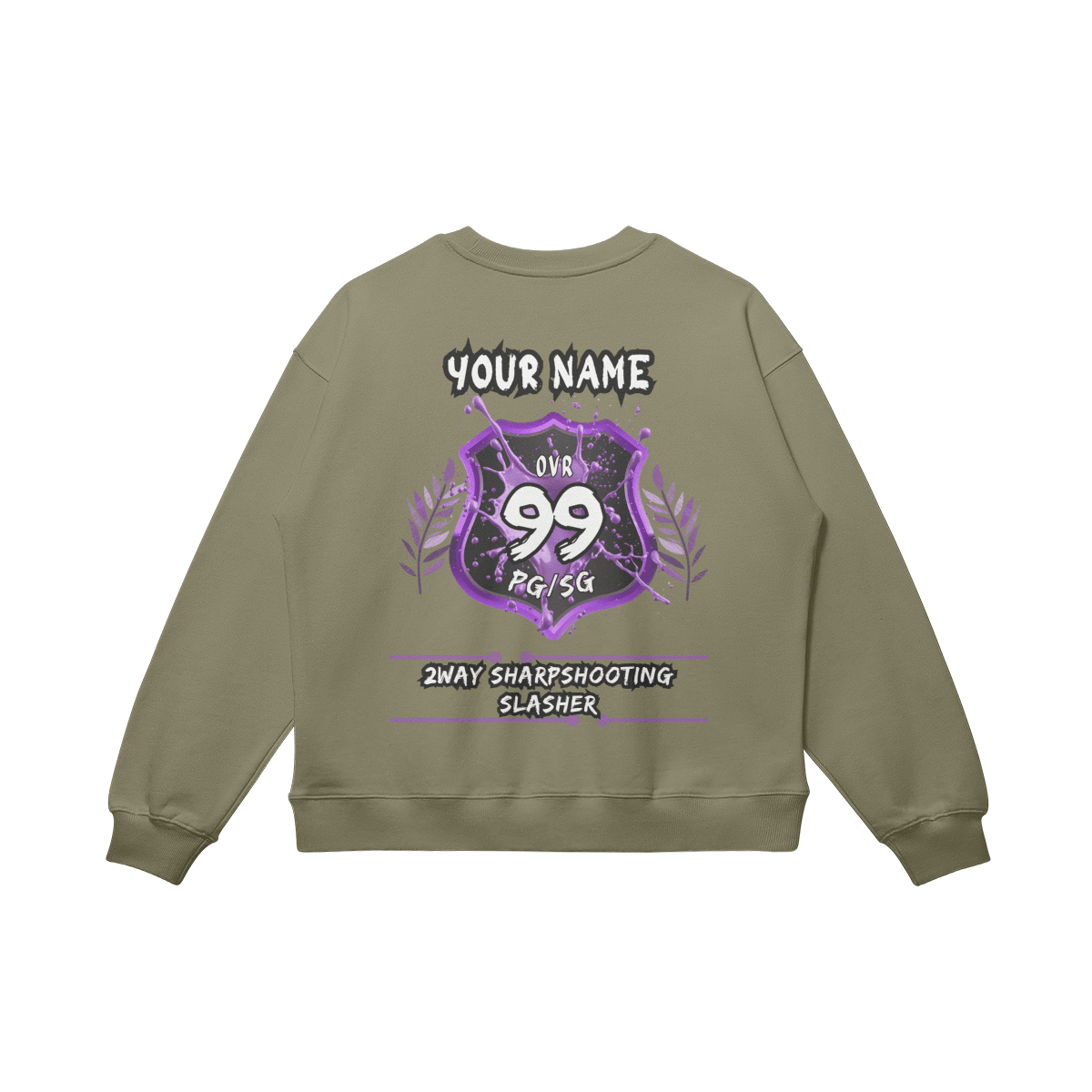 Custom Player OVR Badge Sweatshirt - Court Classics