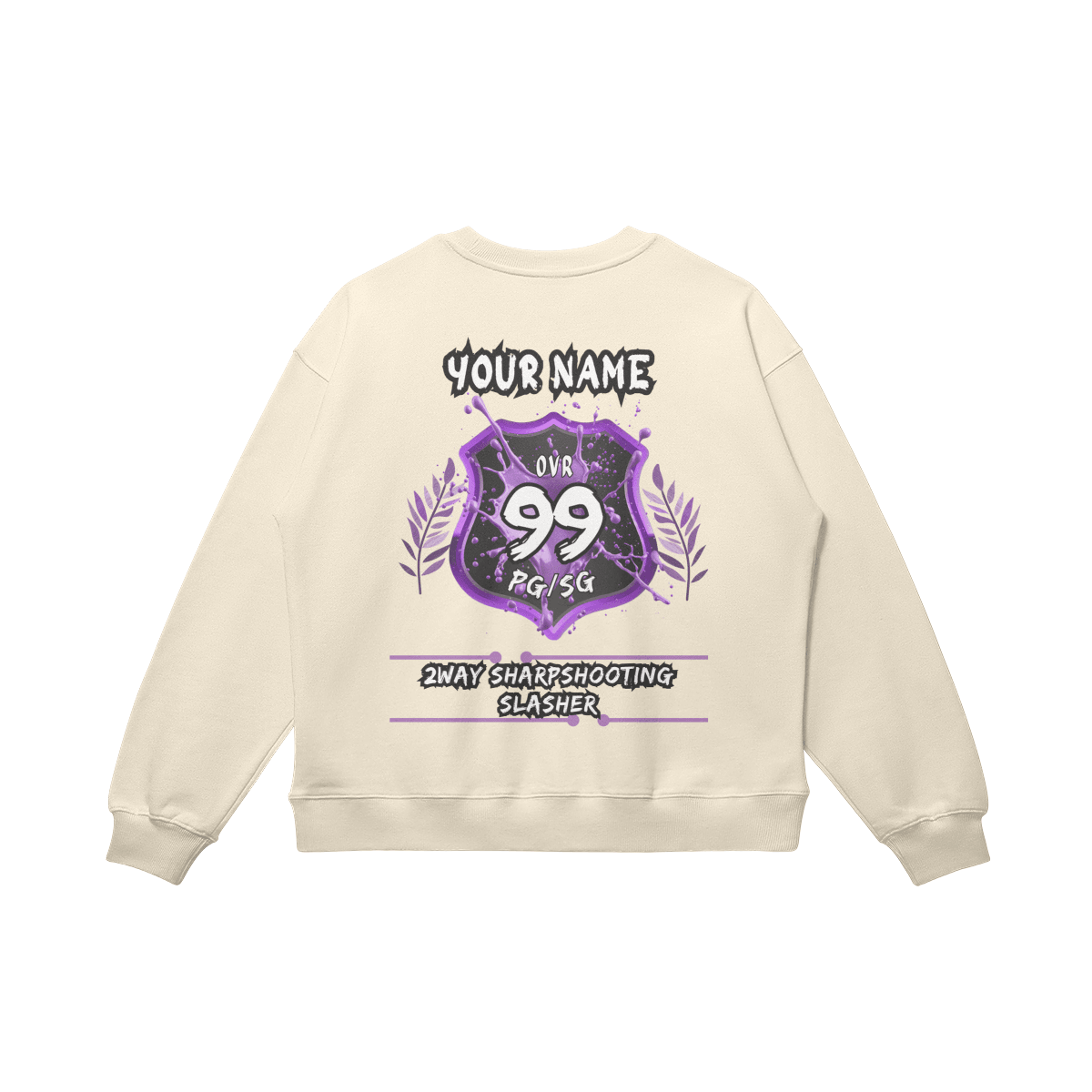 Custom Player OVR Badge Sweatshirt - Court Classics