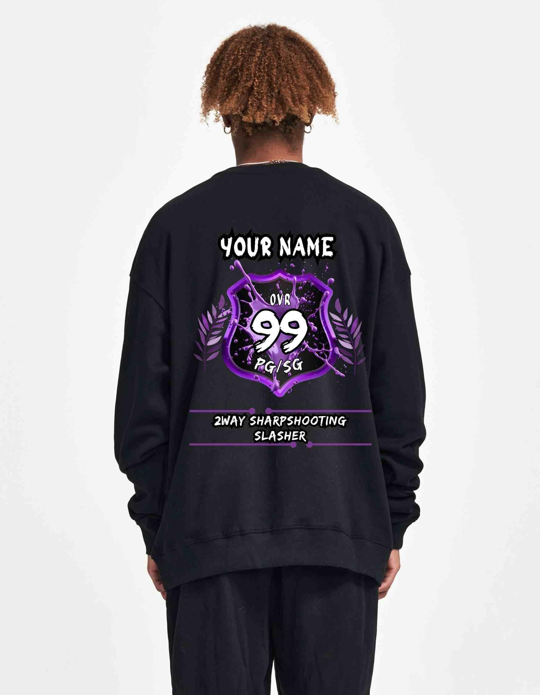 Custom Player OVR Badge Sweatshirt - Court Classics