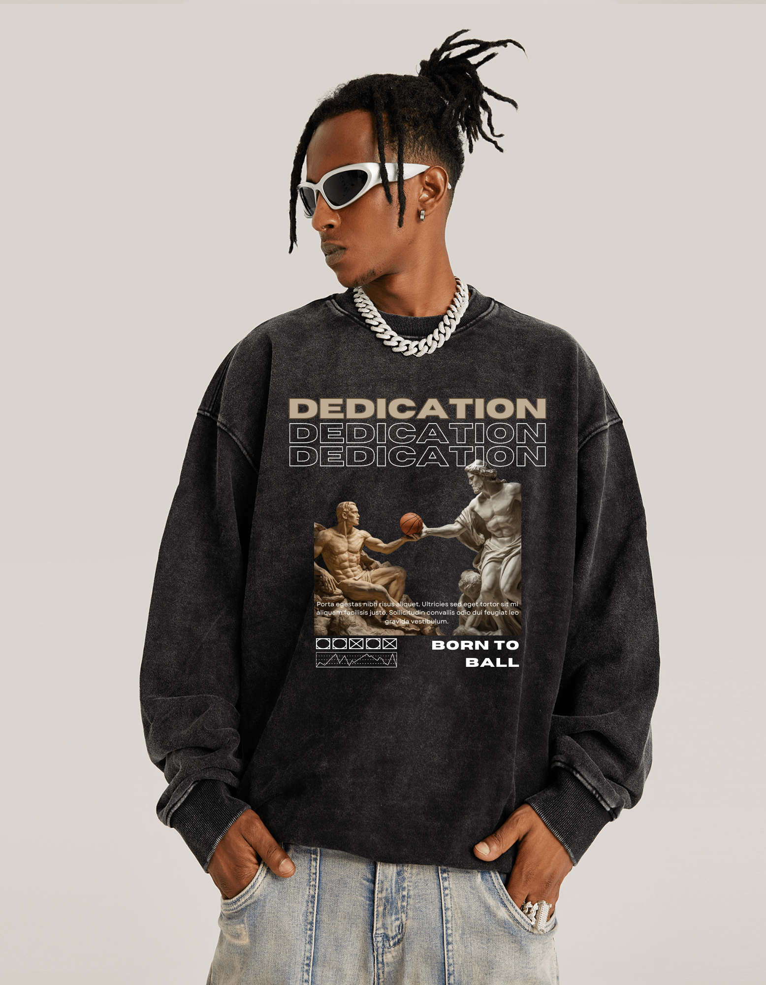 Dedication Vintage Washed Sweatshirt - Court Classics