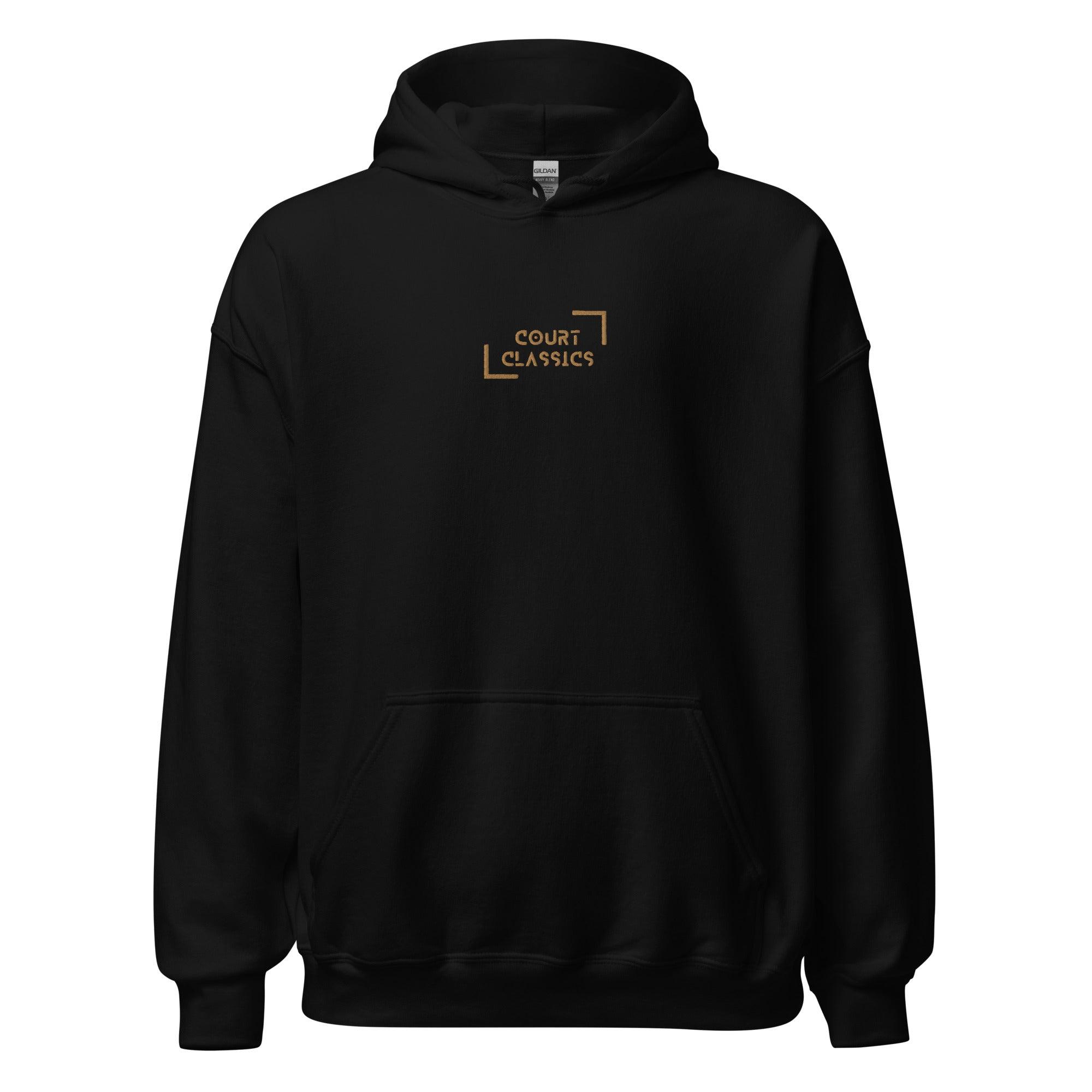 Don't Reach Premium Sports Hoodie Embroidered Logo - Court Classics