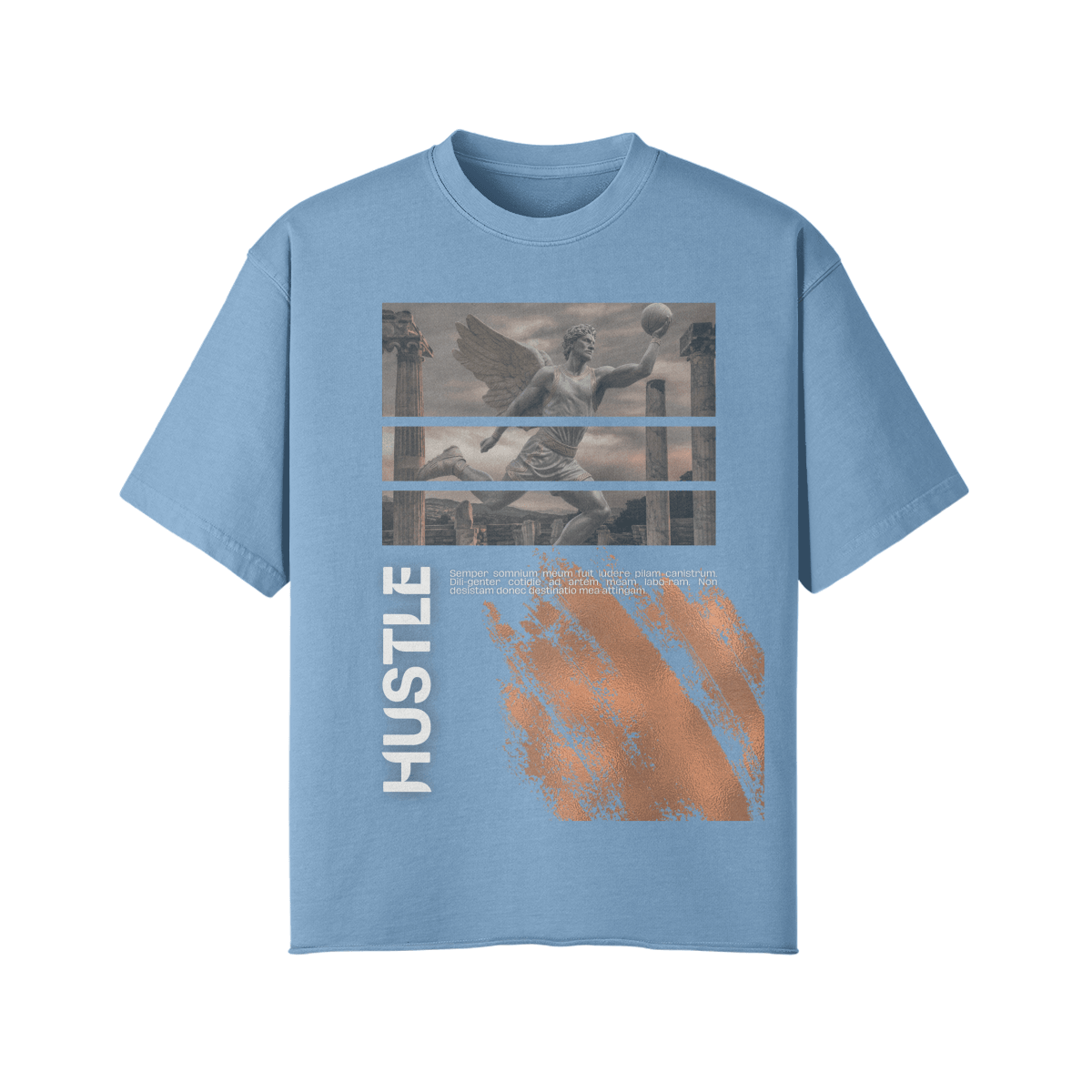 Hustle Vintage Oversized Tee - Court Classics