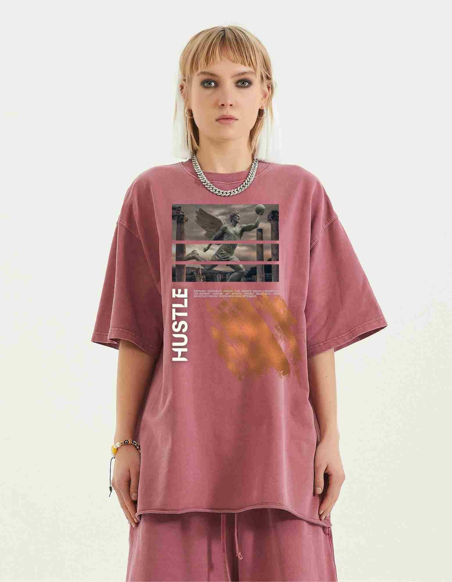 Hustle Vintage Oversized Tee - Court Classics