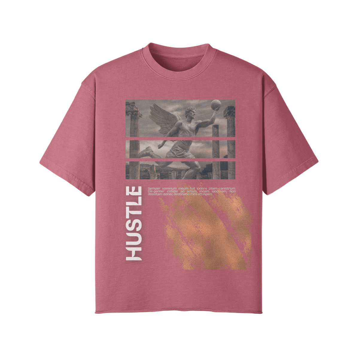 Hustle Vintage Oversized Tee - Court Classics