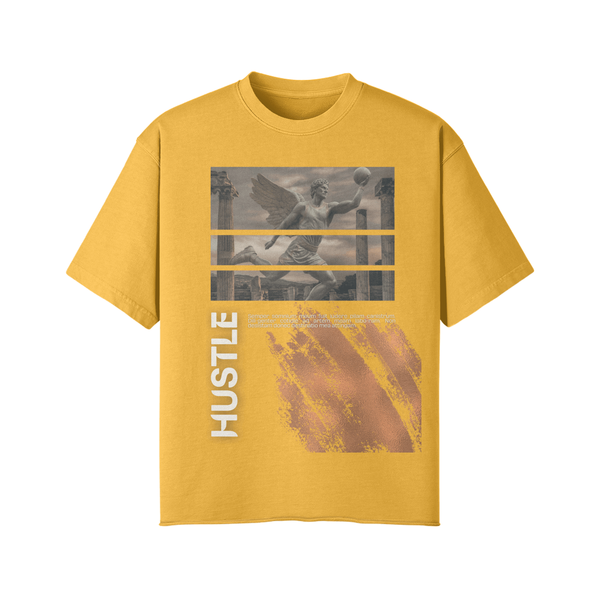 Hustle Vintage Oversized Tee - Court Classics