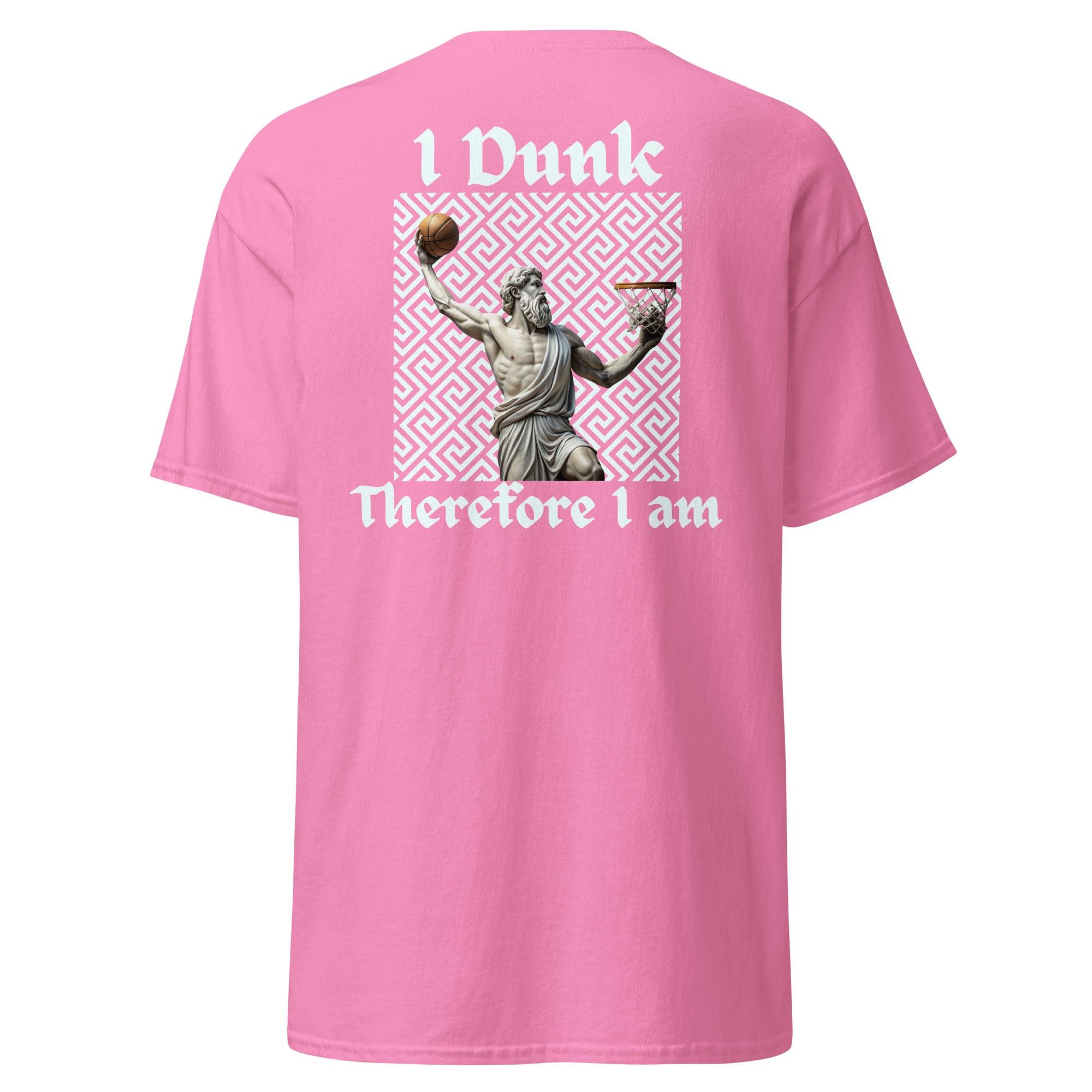 I Dunk Therefore i Am classic tee W/Embroidered Logo - Court Classics