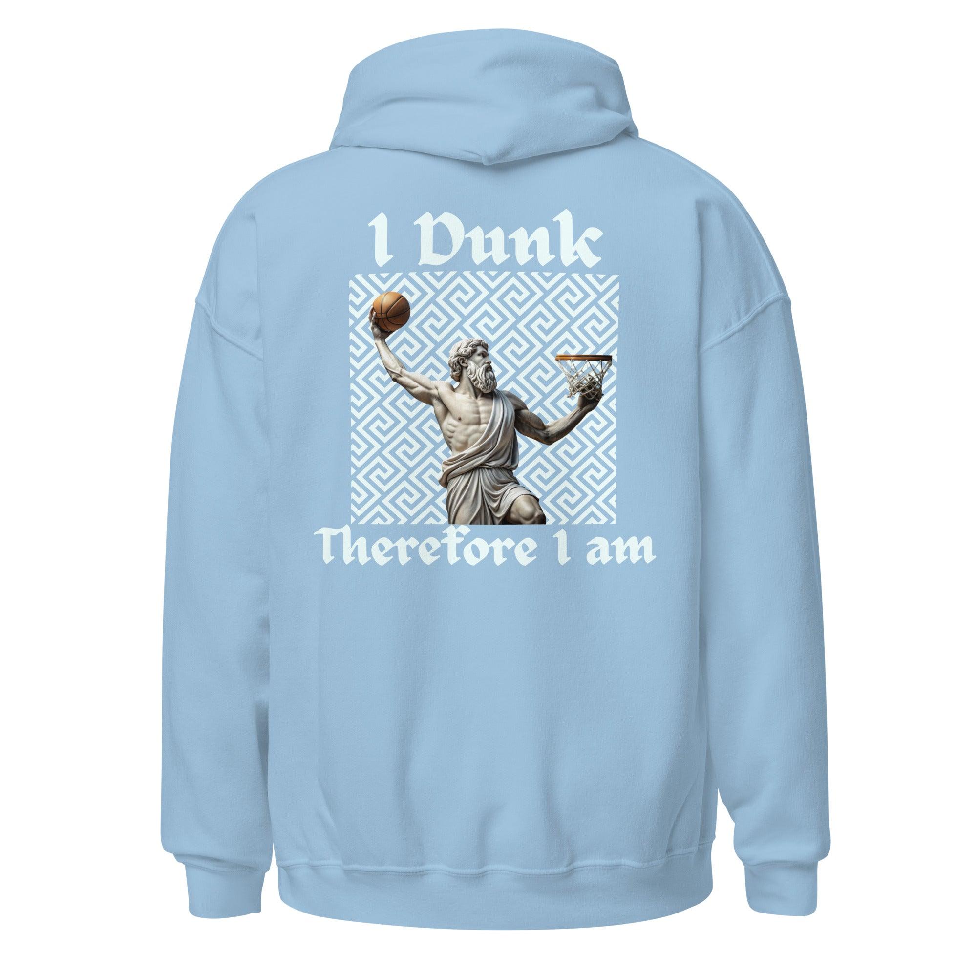 I Dunk Therefore I Am Premium Sports Hoodie Embroidered Logo - Court Classics