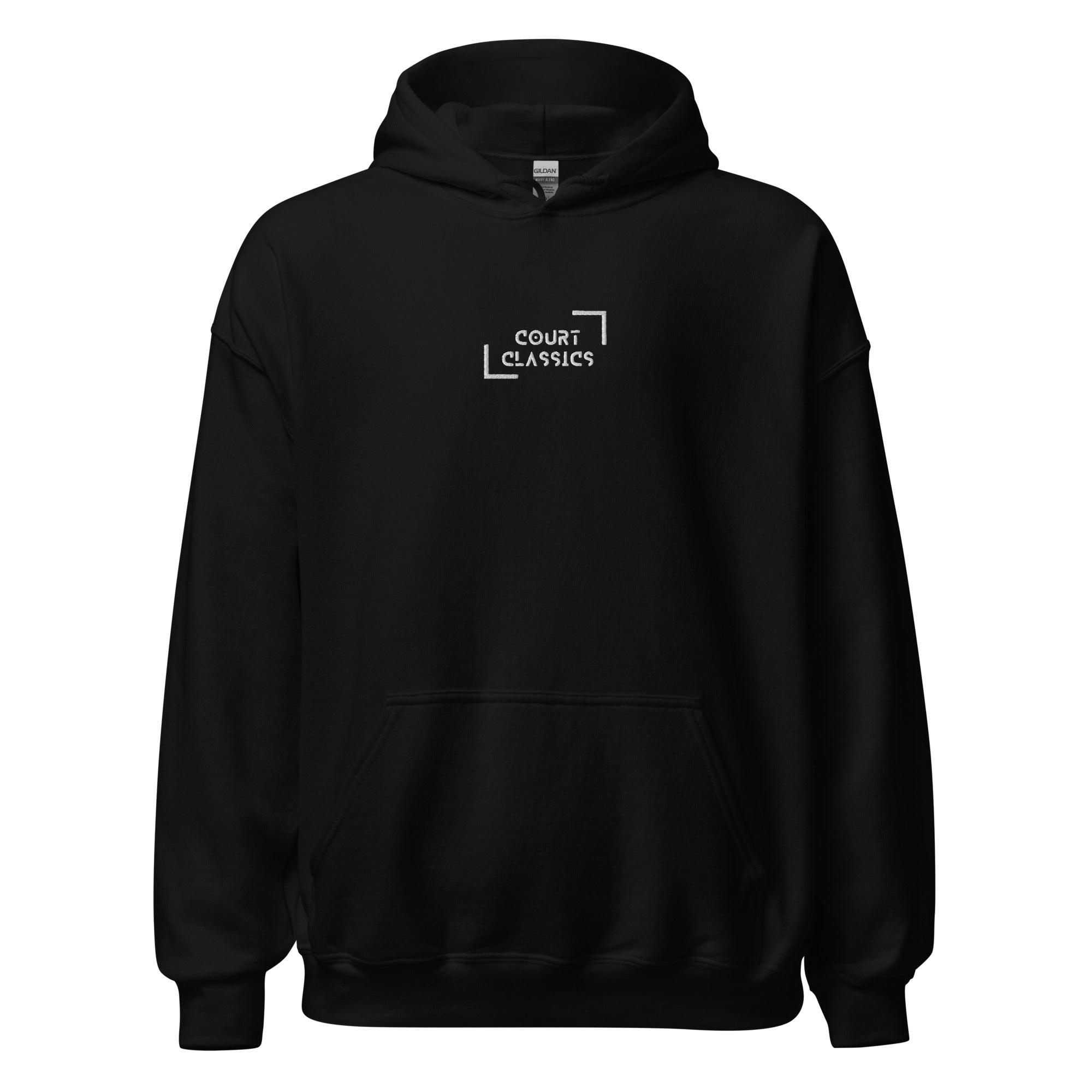 I Dunk Therefore I Am Premium Sports Hoodie Embroidered Logo - Court Classics