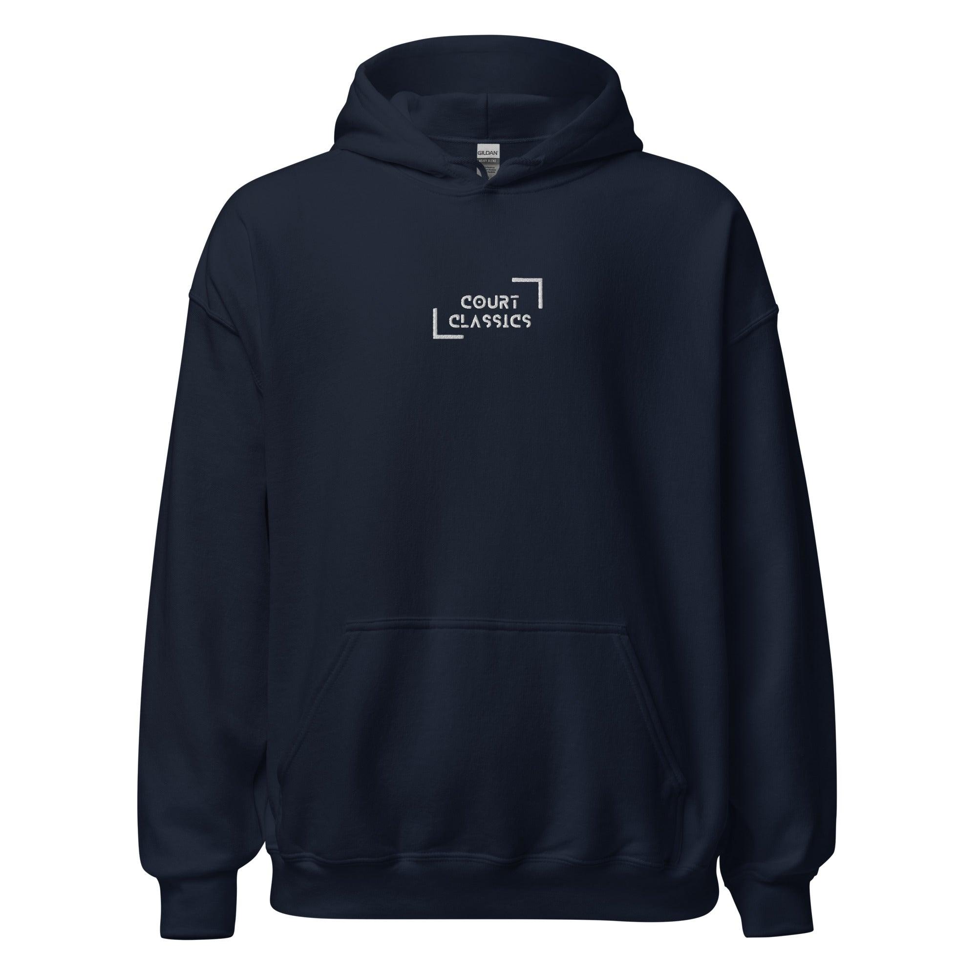 I Dunk Therefore I Am Premium Sports Hoodie Embroidered Logo - Court Classics