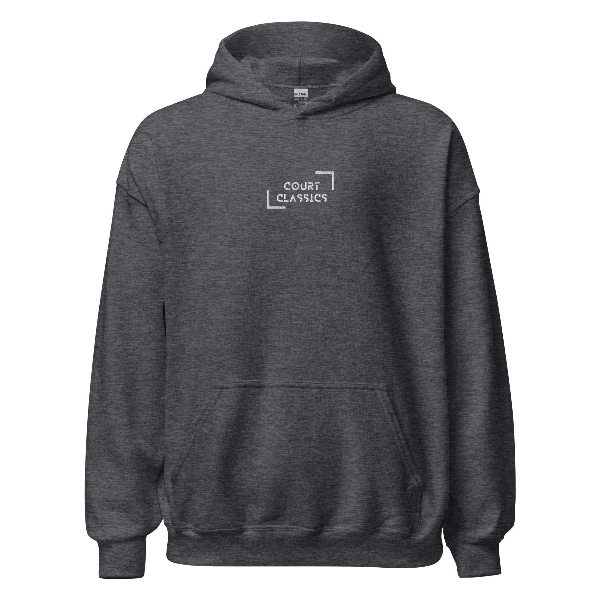 I Dunk Therefore I Am Premium Sports Hoodie Embroidered Logo - Court Classics