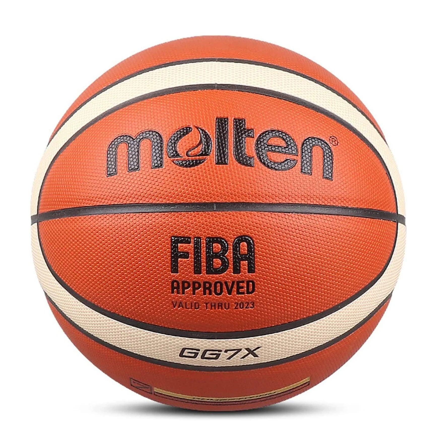 Molten Basketball Size 7 Official Certification Competition Basketball Standard Ball Men's / Women's Training Basketball - Court Classics