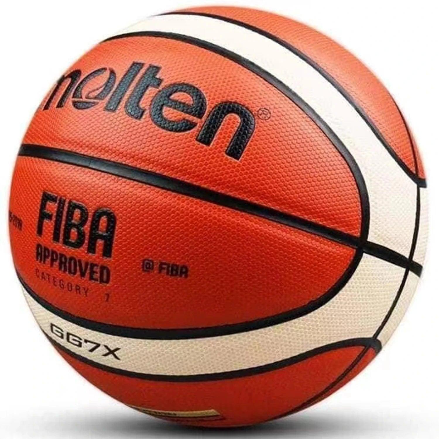 Molten Basketball Size 7 Official Certification Competition Basketball Standard Ball Men's / Women's Training Basketball - Court Classics