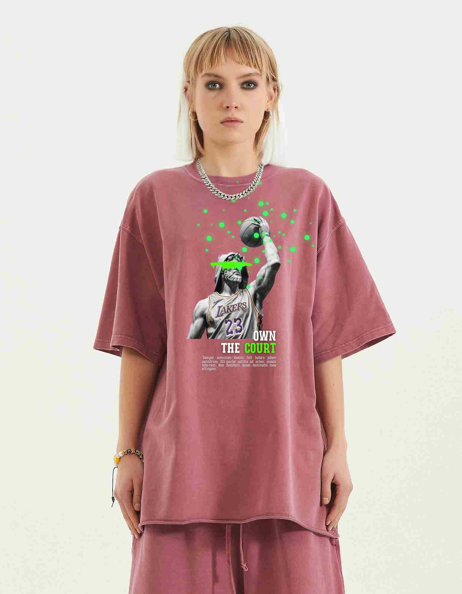 Own The Court Vintage Oversized Tee - Court Classics