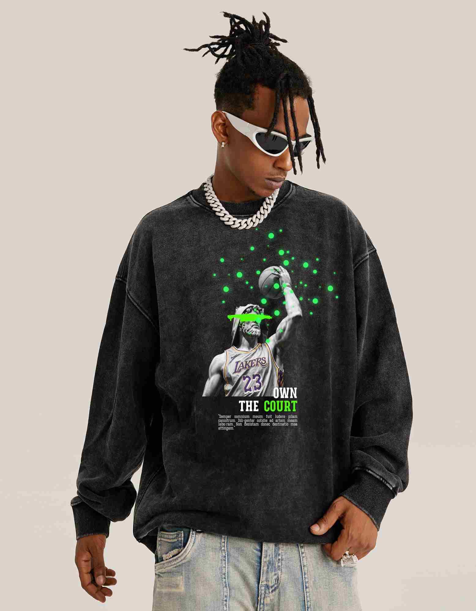 Own The Court vintage Sweatshirt - Court Classics