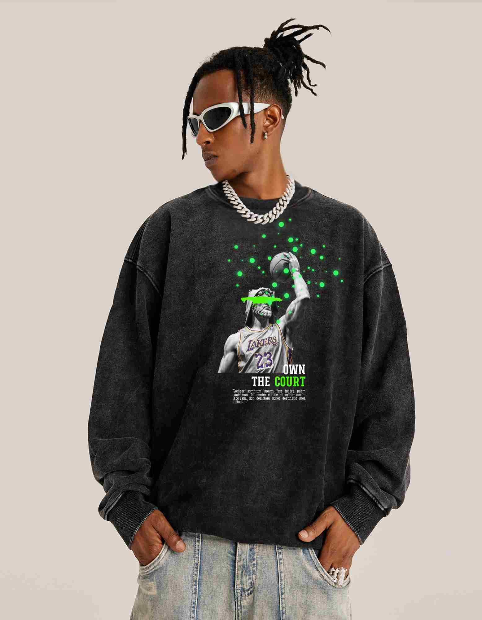 Own The Court vintage Sweatshirt - Court Classics