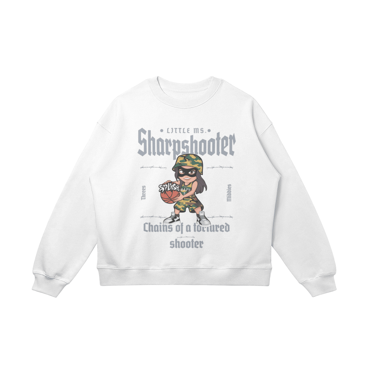 Sharpshooter Oversized Sweatshirt - Court Classics