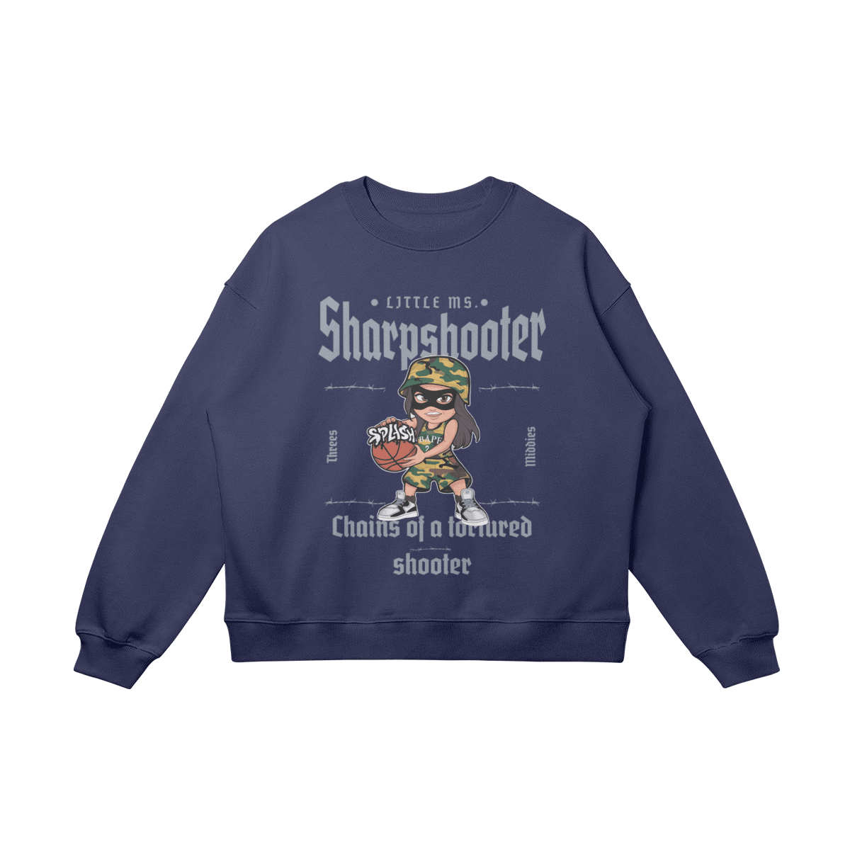 Sharpshooter Oversized Sweatshirt - Court Classics