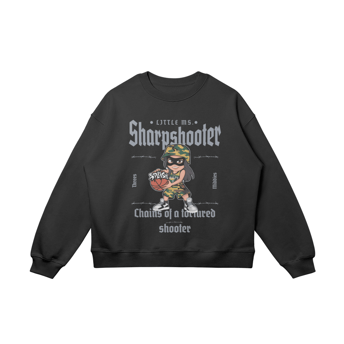 Sharpshooter Oversized Sweatshirt - Court Classics