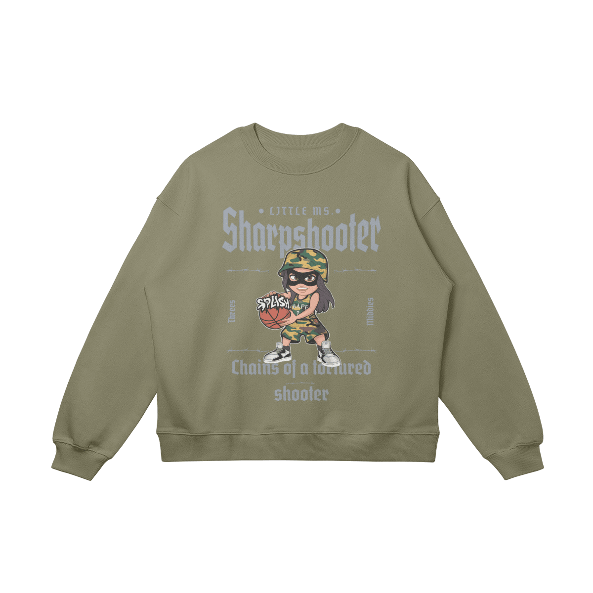 Sharpshooter Oversized Sweatshirt - Court Classics