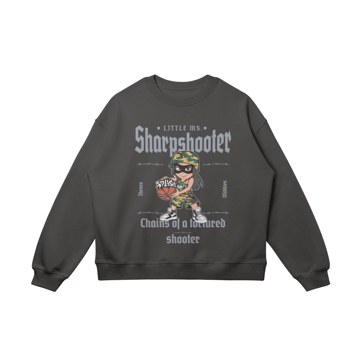 Sharpshooter Oversized Sweatshirt - Court Classics