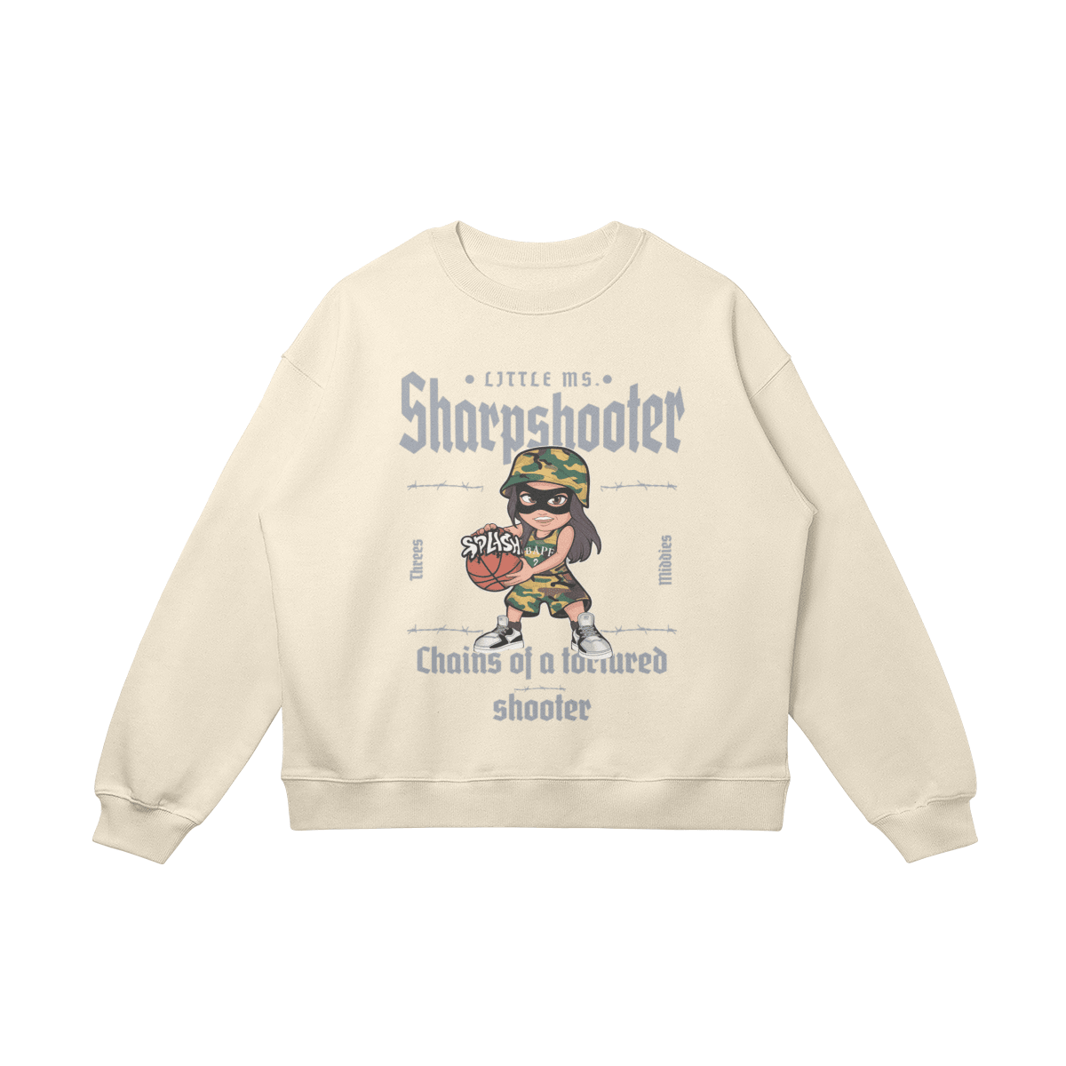 Sharpshooter Oversized Sweatshirt - Court Classics