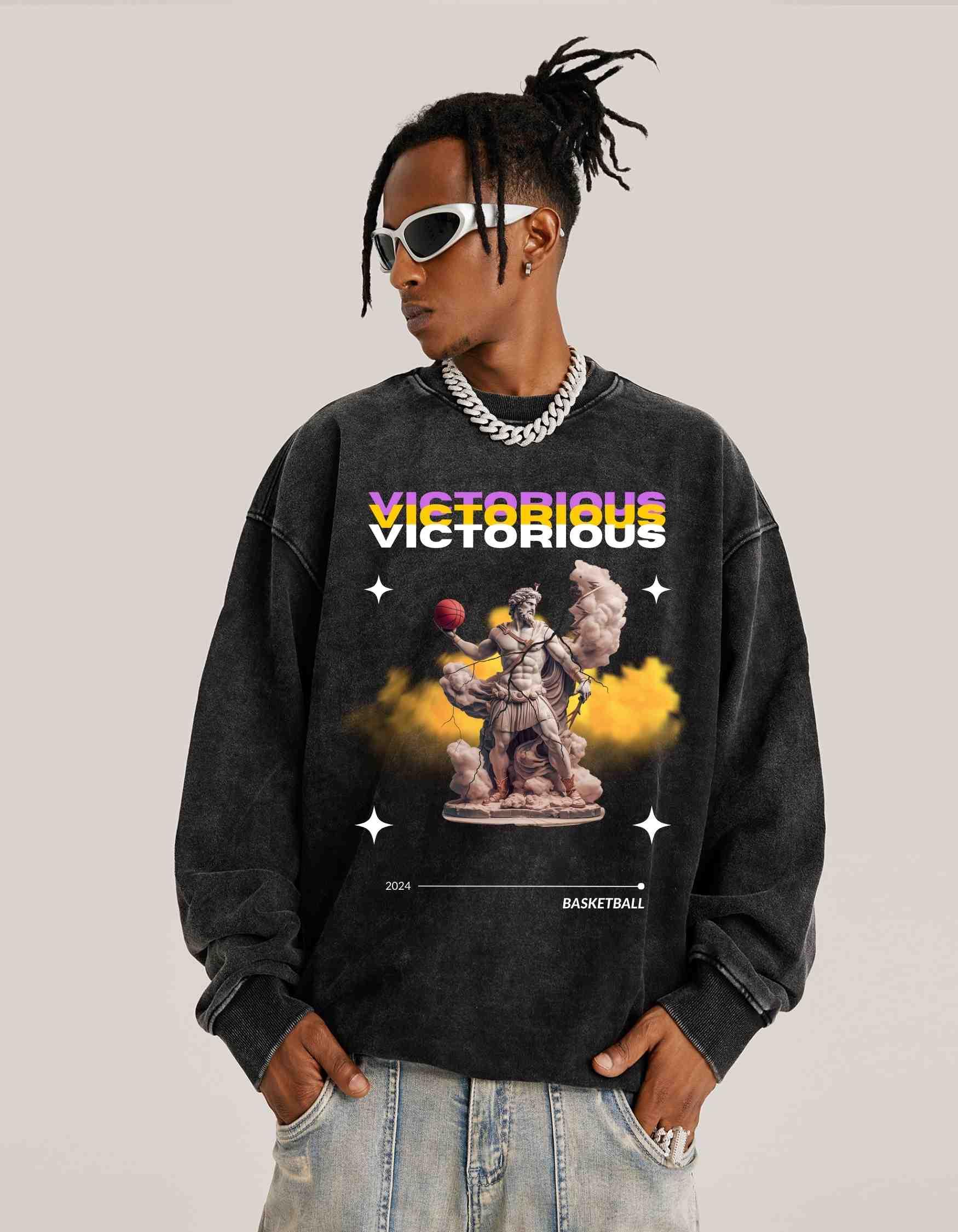 Victorious Vintage Oversized Sweatshirt - Court Classics