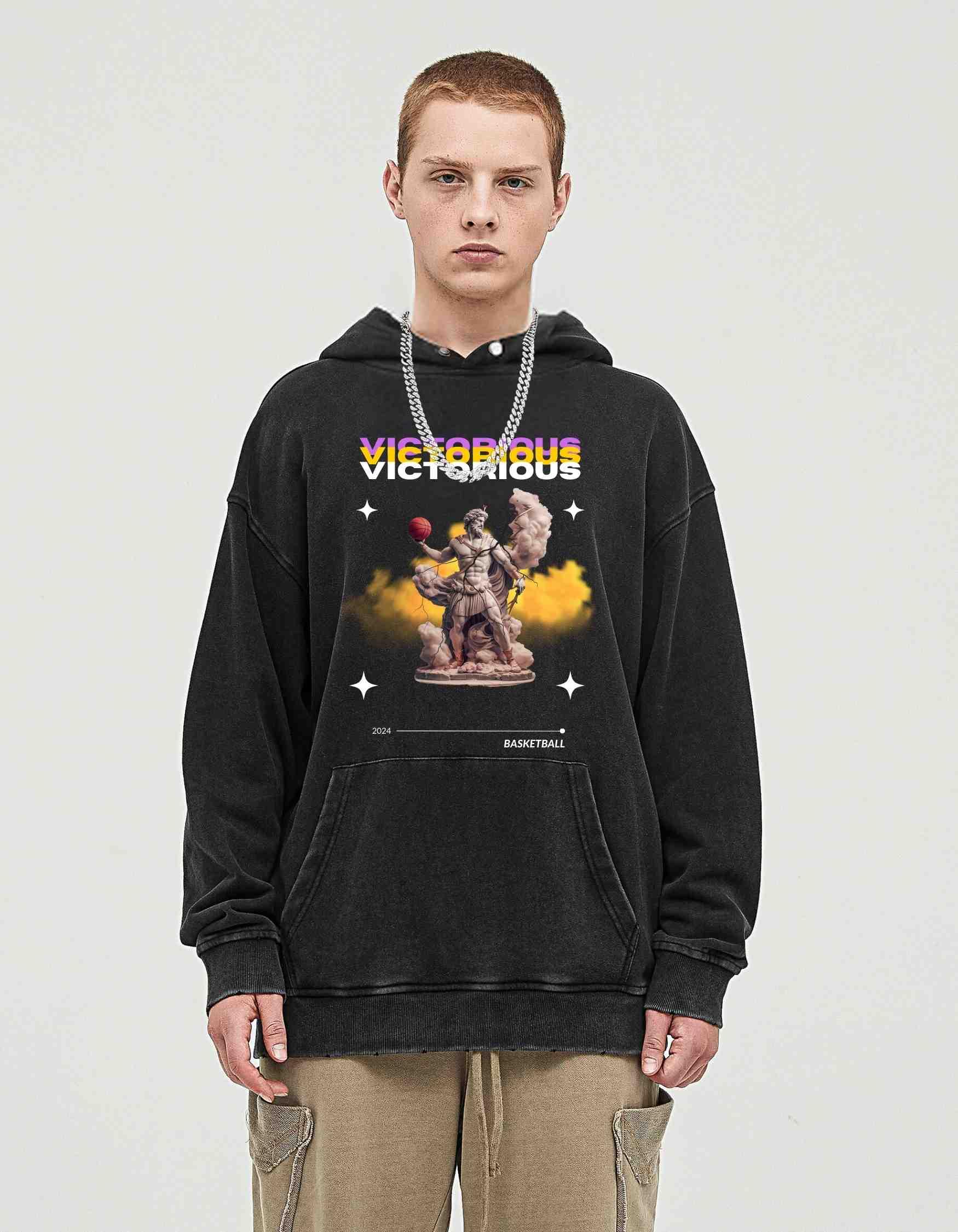 Victorious Washed Hoodie - Court Classics