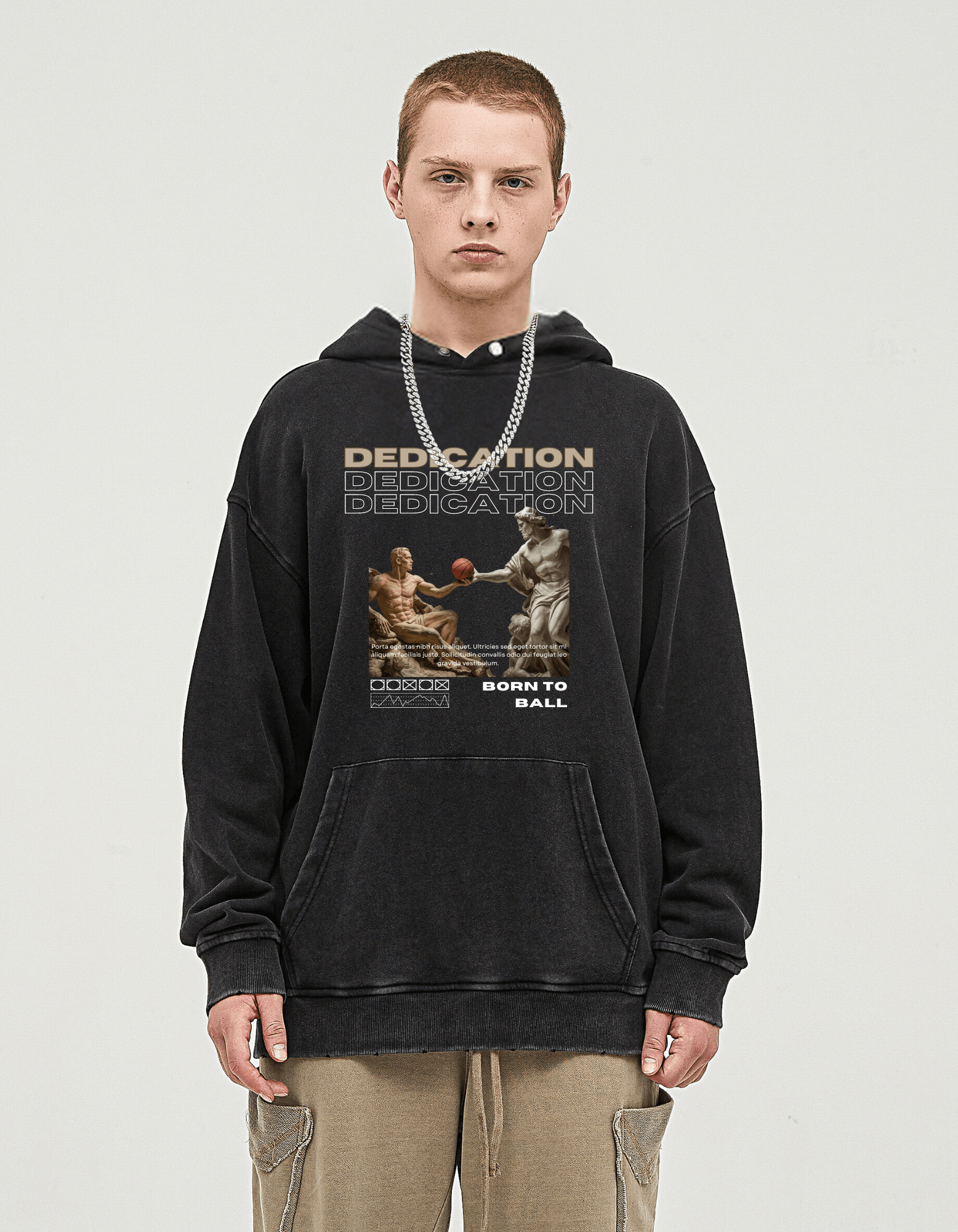 Vintage Washed Dedication Hoodie - Court Classics