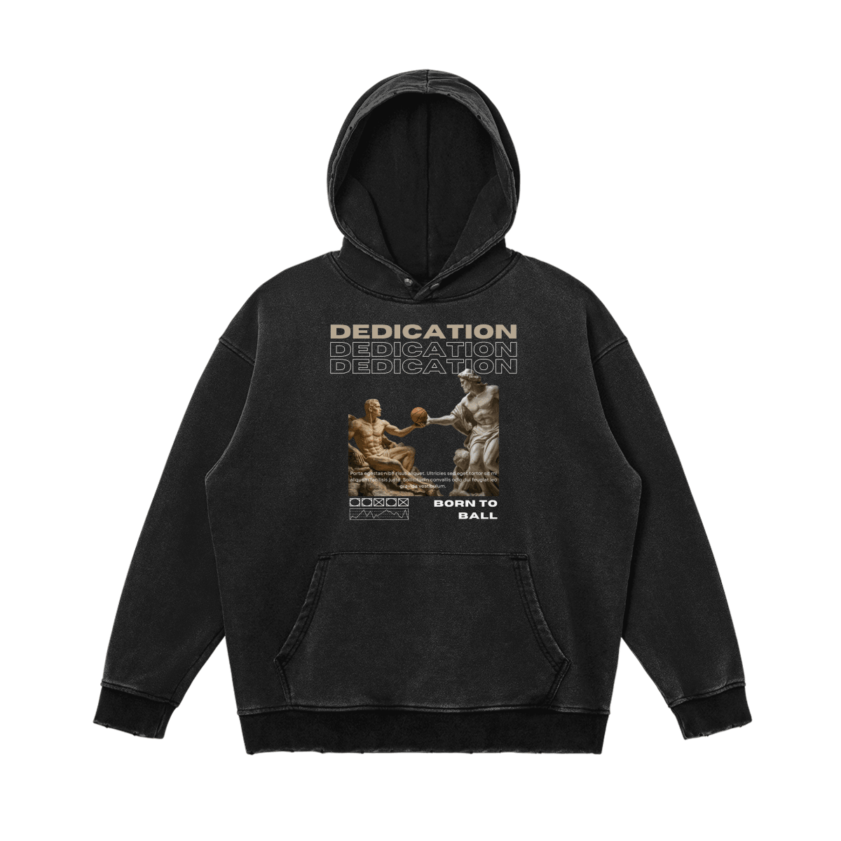 Vintage Washed Dedication Hoodie - Court Classics